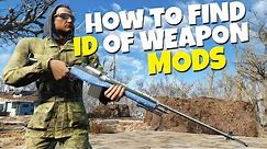 Fallout 4 - How to find ID and Spawn Modded Weapons That You Download!