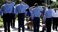 Officers Honor Last 9/11 Search Dog With Moving Tribute Before Being Put Down