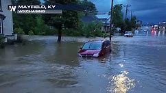 Mayfield KY - Flash Flooding Hits Tornado Destroyed town