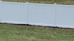 The Great Wall of PVC 😮 365m of 1800h full privacy pvc fencing 👌