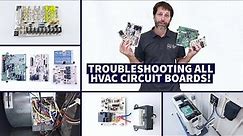 Troubleshooting all HVAC CIRCUIT BOARDS! Methodology and Procedures Used in the Field!