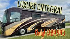 Luxury Class A diesel pusher at an all time low price! 2017 Entegra Insignia 44B for only $189,995