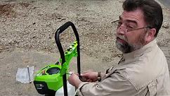 Unboxing and assembling Greenworks Pro 2300 PSI Electric power washer from Lowes.