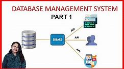 Advanced Database Management System (Part 1) | BCA | MCA | BTech | MTech