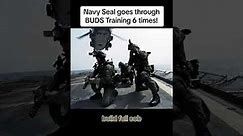 Navy Seal goes through 6 BUDS training courses before becoming a Navy Seal