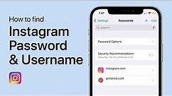 How To Find your Instagram Password and Username - Tutorial