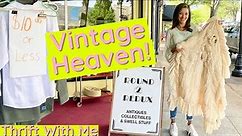 Antique Shopping in Vintage Clothing Heaven! Thrift With Me!