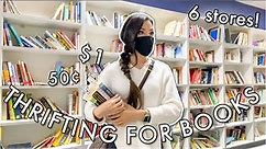 ULTIMATE BOOK THRIFTING! ✨📚 shopping in 6 thrift book stores in one day!