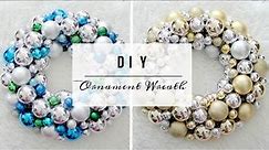 DIY EASY Ornament Wreath [HD]- Dollar Store DIY!