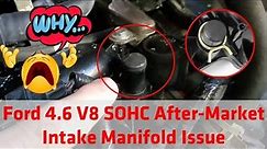Ford 4 6 V8 After Market Intake Manifold Coolant Cap Repair
