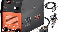 VEVOR Plasma Cutter, 50Amp, Upgraded Non-Touch Pilot Arc Air Cutting Machine with Torch, 110V/220V Dual Voltage AC IGBT Inverter Metal Cutting Equipment for 1/2" Clean Cut Aluminum and Stainless Steel