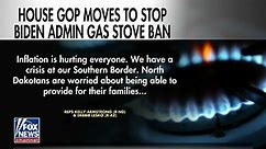 House Republicans introduce bill to stop Biden from banning gas stoves