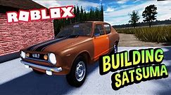 Roblox 💚 How to Build a car in My Summer Car? Satsuma in Roblox!! TUTORIAL