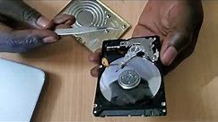 The internal components of computer hard drive and their functions