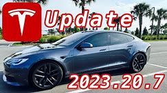 Tesla Update 2023.20.7
