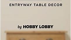 Design Basics: Entryway Table Decor