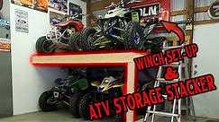 DIY ATV STORAGE STACKER + WINCH SET-UP OPTION (SAVE TONS OF MONEY!)