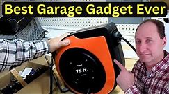 Extension Cord Reel Install - Must Have in Every Garage