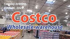 Shopping at Costco wholesale warehouse on April 06, 2021.