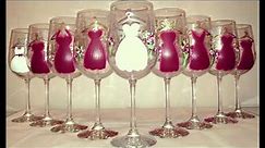 100 awesome ways to decorate wine glasses
