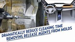 Remove release agents from your molds with dry ice blasting
