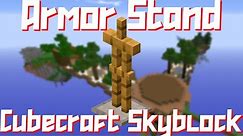 Cubecraft Skyblock | How to craft Armor Stand !?