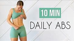 10 MIN DAILY ABS WORKOUT - At Home Total Core Routine