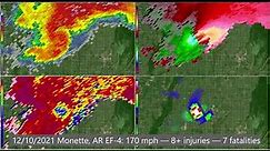 Every EF3+ Tornado of 2021 on Radar + Facts