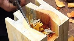 Awesome Wood Corner Joints Hand Cutting