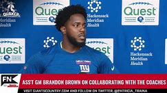 brandon brown on collaborating with the coaches