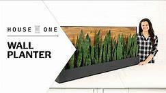 Build a DIY Wood Plank Wall Planter | House One | This Old House