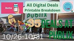 Publix All Digital Deals for the Week of 10/26-10/31. Great Deals to feed your family and stock up!
