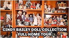 FULL DOLL COLLECTION TOUR WITH CINDY BAILEY | VINTAGE DOLLS | FRENCH ANTIQUE | HUGE COLLECTION