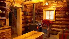 Installing a New Wood Cook Stove in my Off Grid Log Cabin