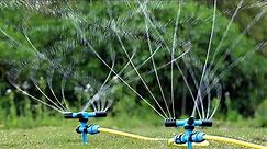Automatic 360° Rotation Garden Sprinklers 2020 — Save water and money!