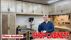 How To Build Shop Cabinets / DIY Shop Cabinets / Workshop Organization / Huge Workshop Upgrade
