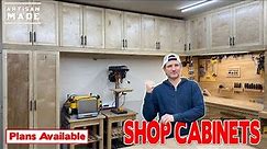 How To Build Shop Cabinets / DIY Shop Cabinets / Workshop Organization / Huge Workshop Upgrade