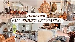 FALL BUDGET DECOR IDEAS ~ High-End Thrift Makeovers ~ Fall Decorating Ep3