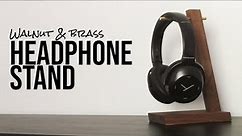 DIY Headphone Stand From Scrap Wood // Easy Woodworking Project