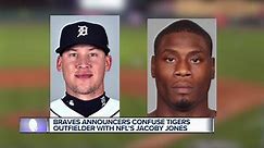 Braves broadcasters mistake JaCoby Jones for NFL player