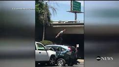 California man arrested after ramming car several times in road-rage attack