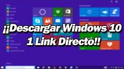 Descargar Windows 10 Pro Gratis en Español 32 & 64 Bits 1 Link