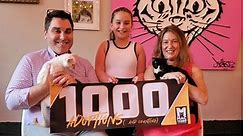 Charlotte's cat café celebrates its 1,000th adoption