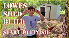 How to Build Lowe's 8x10 Arrow Shed & use it for a Chicken Coop