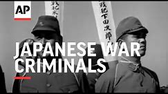 JAPANESE WAR CRIMINALS TO BE HANGED - NO SOUND
