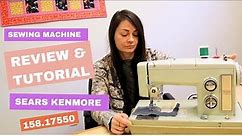 1970's Sewing Machine Review & Tutorial - Sears Kenmore 158.17550
