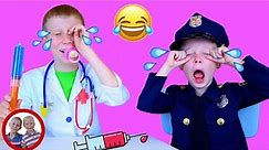 Baby Doctor! | Mike and Jake pretend play | Doctor set toys | Doctor kit | डॉक्टर सेट | العاب دكتور