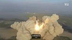 Starship Explosion Video: Watch Elon Musk's Rocket Explode After Launch | WSJ