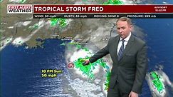 Tracking Tropical Storm Fred