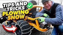 How to Plow Snow with Your Cub Cadet Lawn Tractor